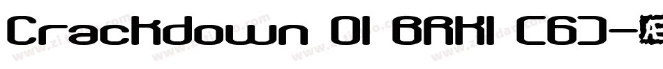 Crackdown O1 BRK1 (6)字体转换